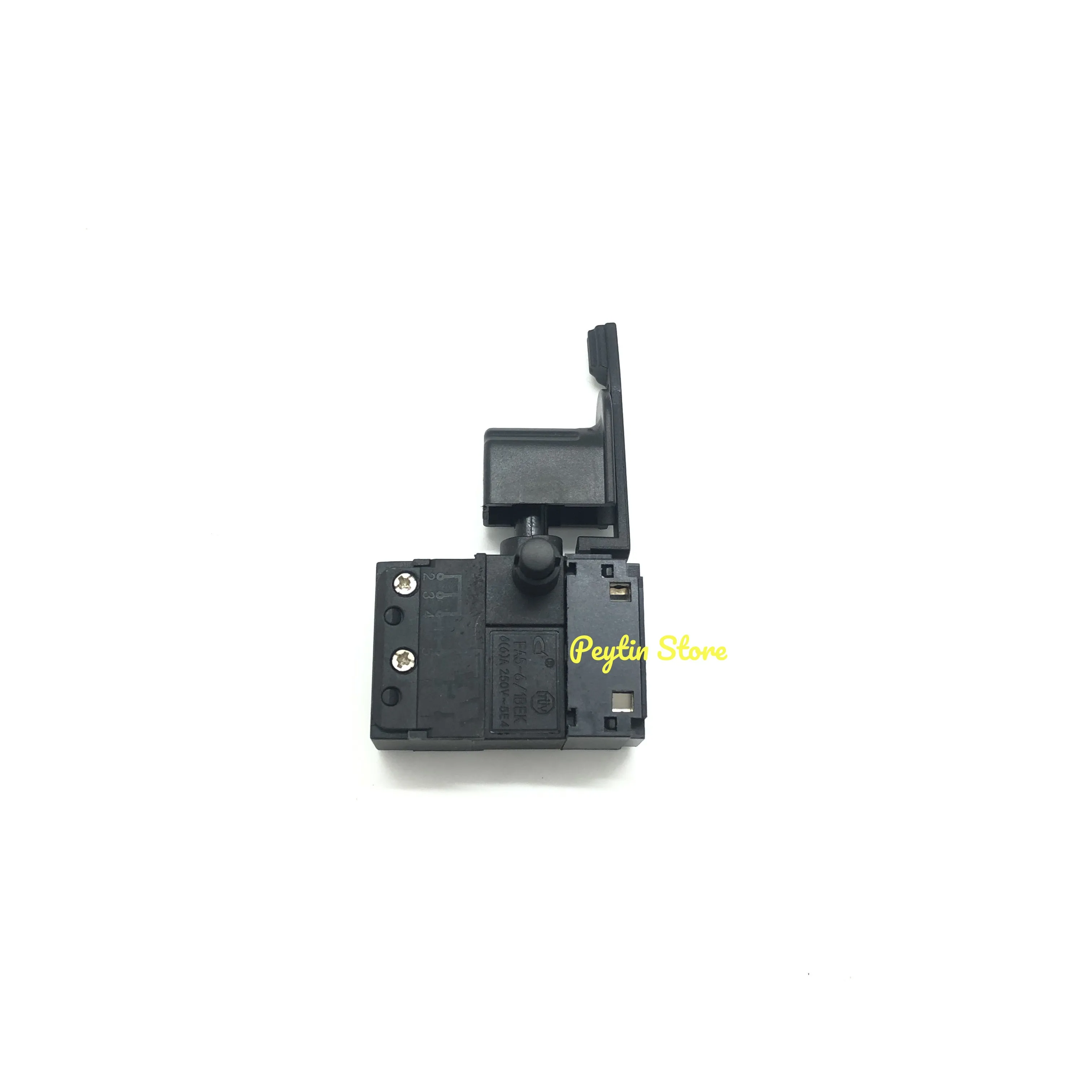 1Pc FA5-6/1BEK 250V 6A Interruptor de regulação de velocidade de furadeira elétrica com rotação positiva e reversa preto
