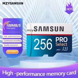 For Samsung SD card 160MB/S high-speed flash memory card 1024G 512G mobile phone drone camera White Blue A1 U1 TF memory card