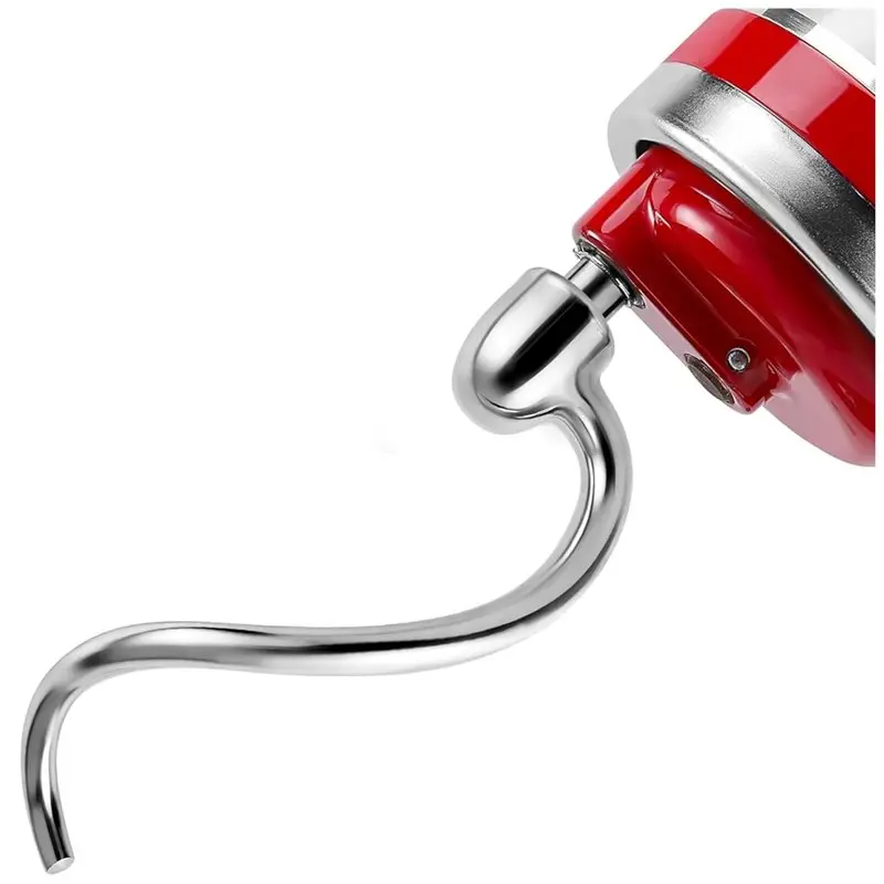 【PRODUCTO POPULAR】Gancho Espiral de Acero Inoxidable para Amasar, Compatible con Batidoras de Pedestal KitchenAid de 5-6QT