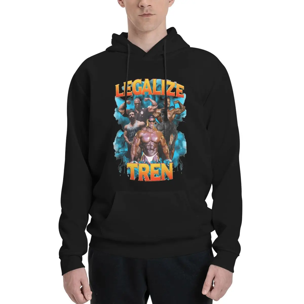 

Legalize Tren Polyester Hoodie Men's Sweatershirt Warm Dif Colors Sizes