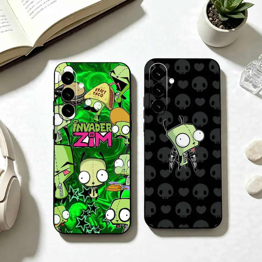 Madness-s Invader Zim Gir-ES  Phone Case For Samsung Galaxy A73,A72,A71,A70,A53,A52,A51,Soft Silicone Black Cover