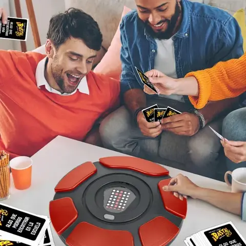 Brinquedos de mesa educativa infantil Inglês Espanhol TAPPLE 미친 알파벳 게임 Pai-filho Interativo 턴테이블 장난감 가족 게임