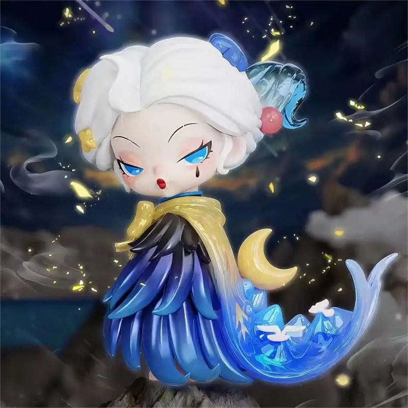 Genuíno DODO NAMI 3a geração flutuante montanha e mar caixa cega brinquedo na moda boneca figura bonito menina presente de aniversário boneca ornamen