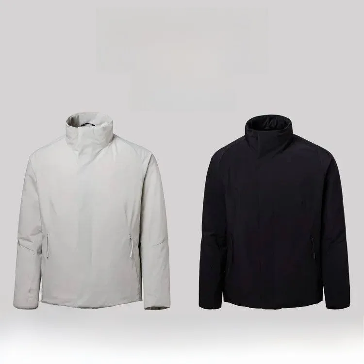 

ex Winter Outdoor 90% White Du down Jaet Small Stand Collar Windproof Tee-Proof Lightweight Youth Faion Regular L...