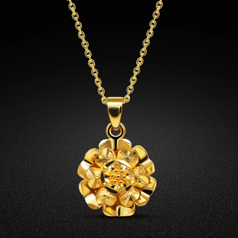 

Gold Color Sunflower Pendant Necklace for Women Charms Party Trendy Aesthetic 925 Silver Jewelry Gift for Girls Mother's Day