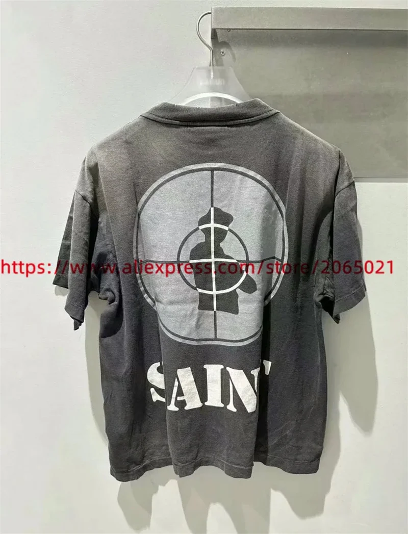 Public Enemy Saint Washed T-shirt Men Women Best Quality Tee Tops T Shirt