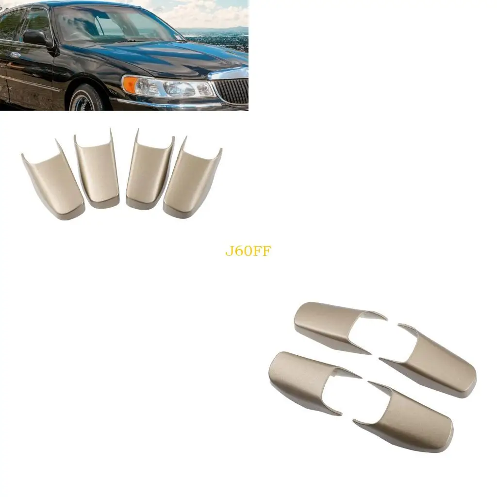 

J60F Exterior Vehicle Door Handle Protectors ABS 3W1Z5422670AA Pull Handle End Caps