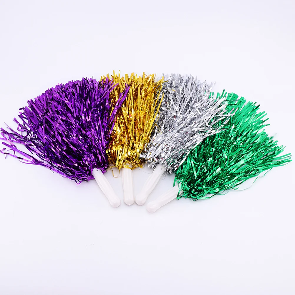 

9 шт. ручные помпоны для поддержки, яркие цвета, легкий реквизит для поддержки для спортивных мероприятий, танцевальных представлений, фанатов, отряд