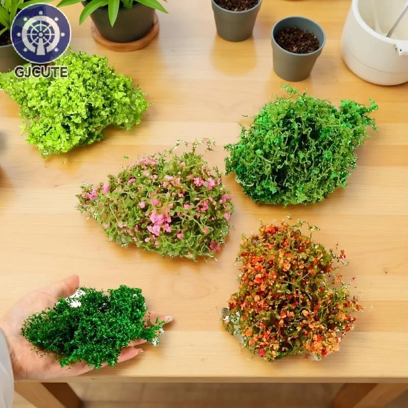 1 Set 3g Artificial Green Plants Miniature Simulation Mini Vine And Flower Model Kit For Model Houses Landscaping DIY Crafts
