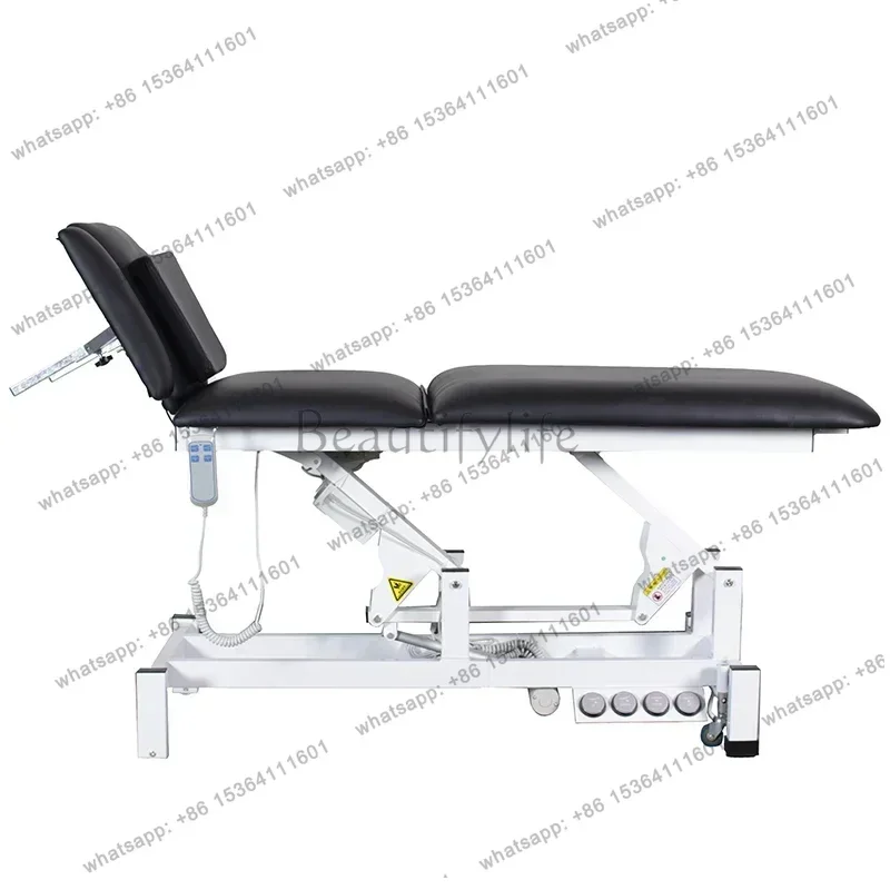 LJY Electric Physiotherapy Tattoo Chair Folding Ear Cleaning Knead Beauty Tattoo Chair Face Spa Salon Furniture Cama Dobravel