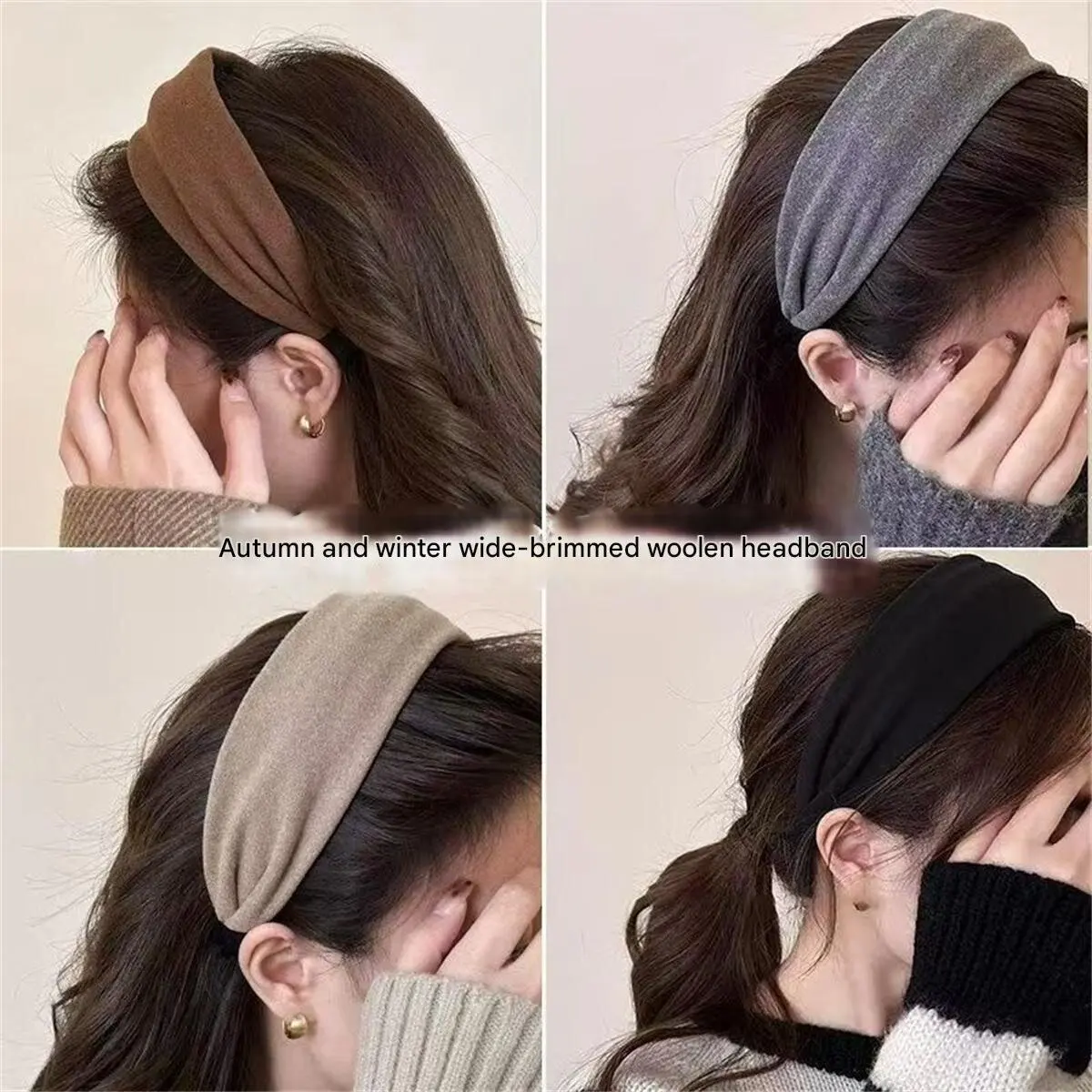 رباط شعر كلاسيكي من القطن الناعم الصلب للنساء والفتيات، زينة شعر حلوة، عصابة رأس، رباط شعر، إكسسوارات شعر عصرية