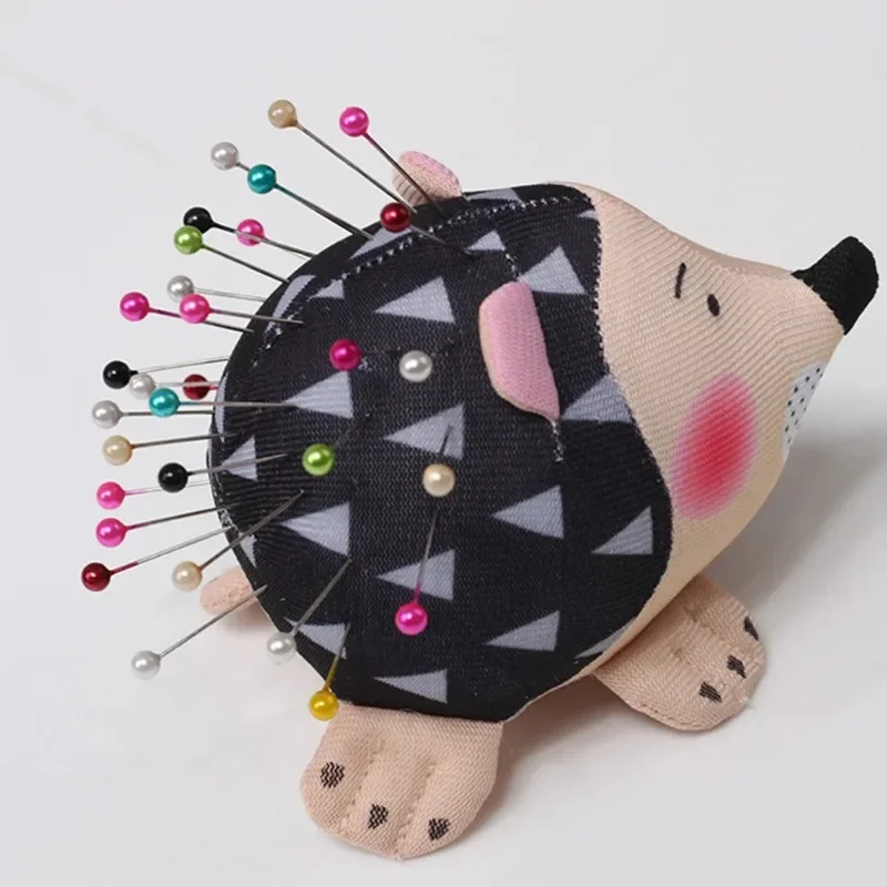 1Pcs Pin Cushion Hedgehog Shape DIY Craft Needle Pin Storage Holder Handcraft Tool for Cross Stitch Sewing Home Sewing Supplies