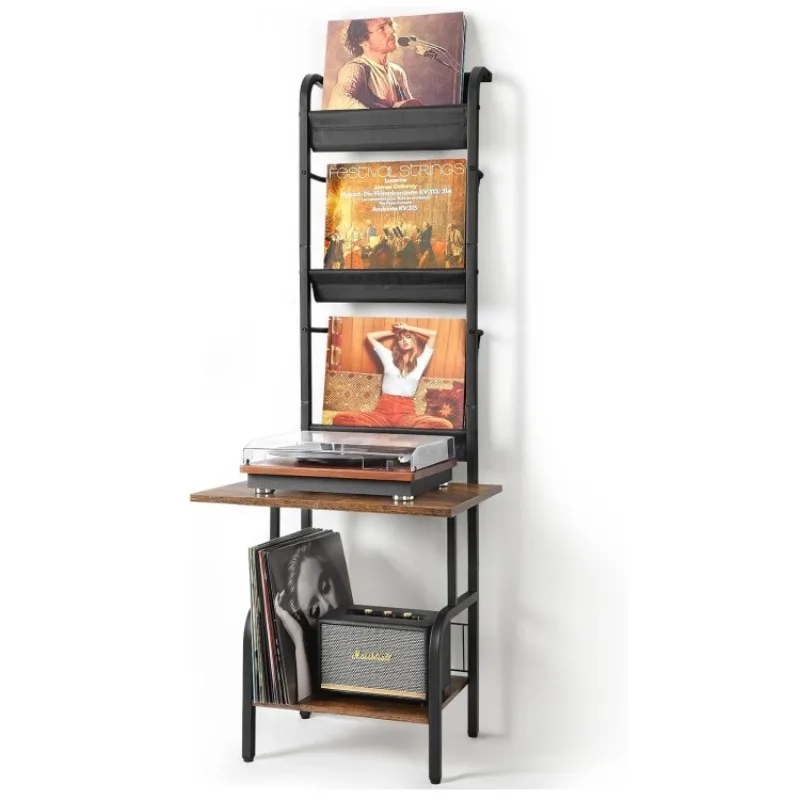 

Vintage record vinyl record rack, record rack