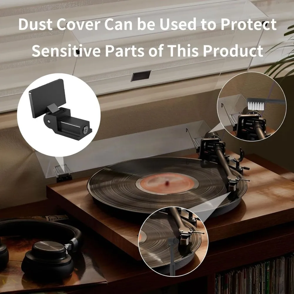 B03B-2Pcs Dust Cover Hinge Replacement Part For AT-PL120 AT-LP120-USB AT-LP60X At-LP5 At-LP3 Turntable