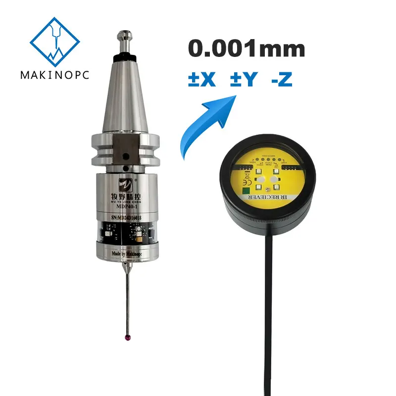 

MDP40 Infrared Transmission Touch Probe Inspection Probing System for Lathes CNC Machining Centres
