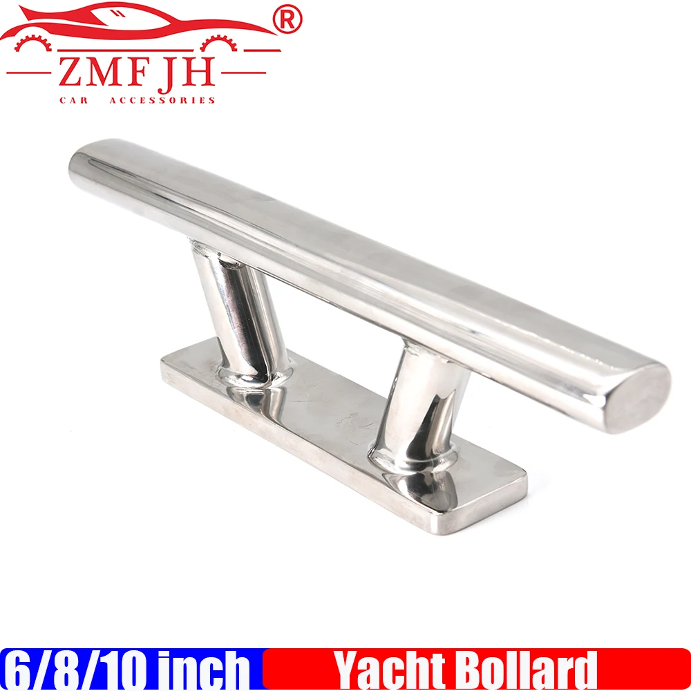 

Marine 316 Stainless Steel Mooring Cleat Marine Boat Yacht Bollard 6" 8" 10" Boat Deck Rope Mooring Dock Hardware Accessories