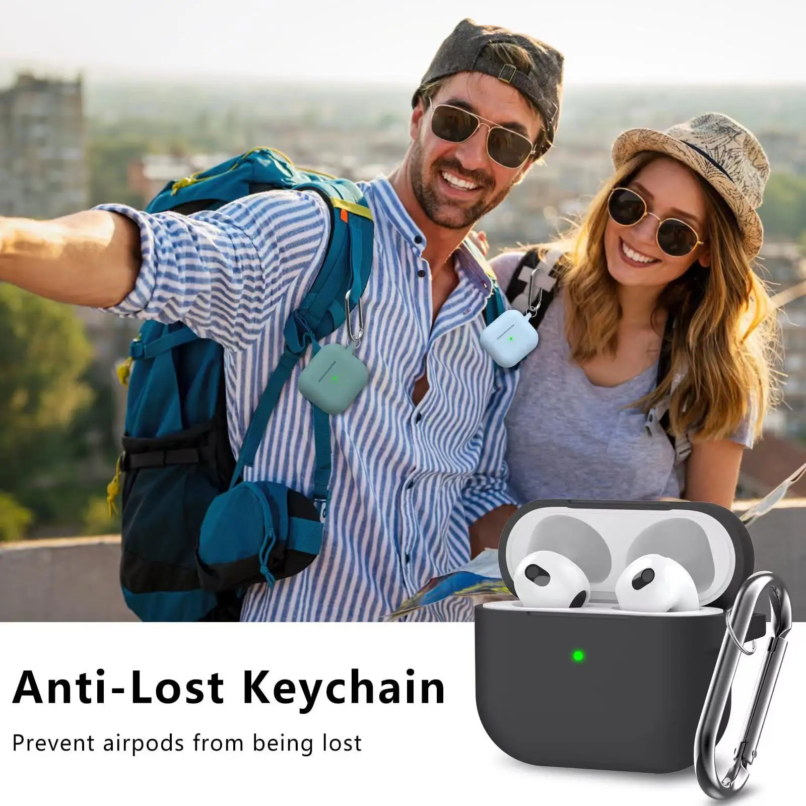 AirPods Pro Case Cover with Cleaner Kit,Soft Silicone Protective Case for Apple AirPod Pro 2nd/1st Generation Case for Women Men
