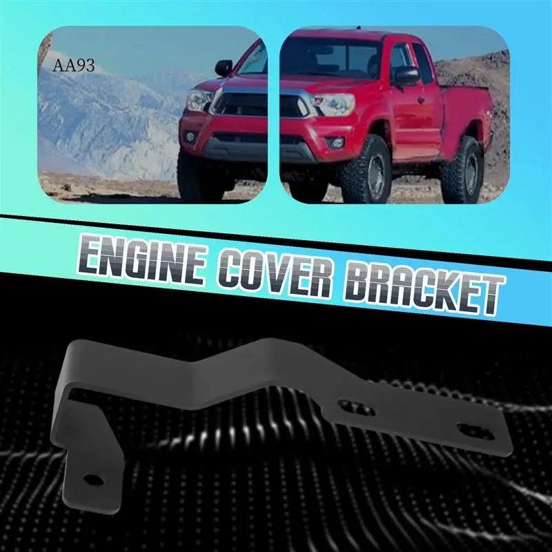

AA-LED Light Pod Metal Hood Mount Bracket Kit/Ditch Hood Light Brackets For Toyota Tacoma 2005-2015, Black
