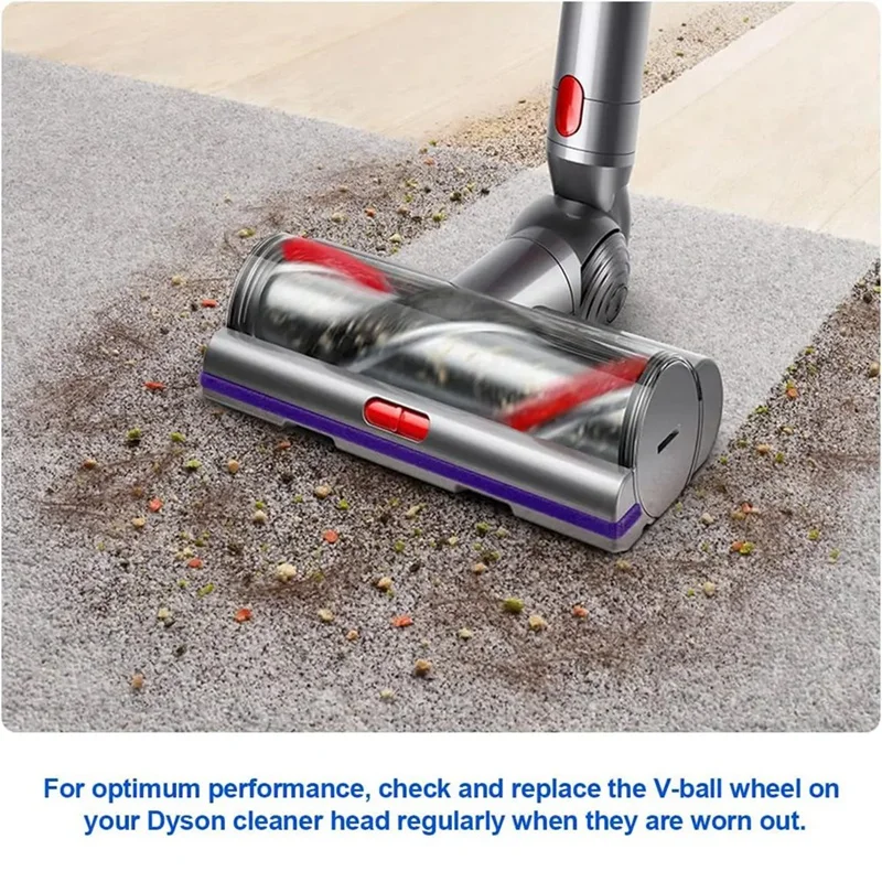 V-образное колесо для пылесоса Dyson с высоким крутящим моментом, подходит для Dyson V6 V7 V8 V10 V11 V15 Беспроводная стандартная