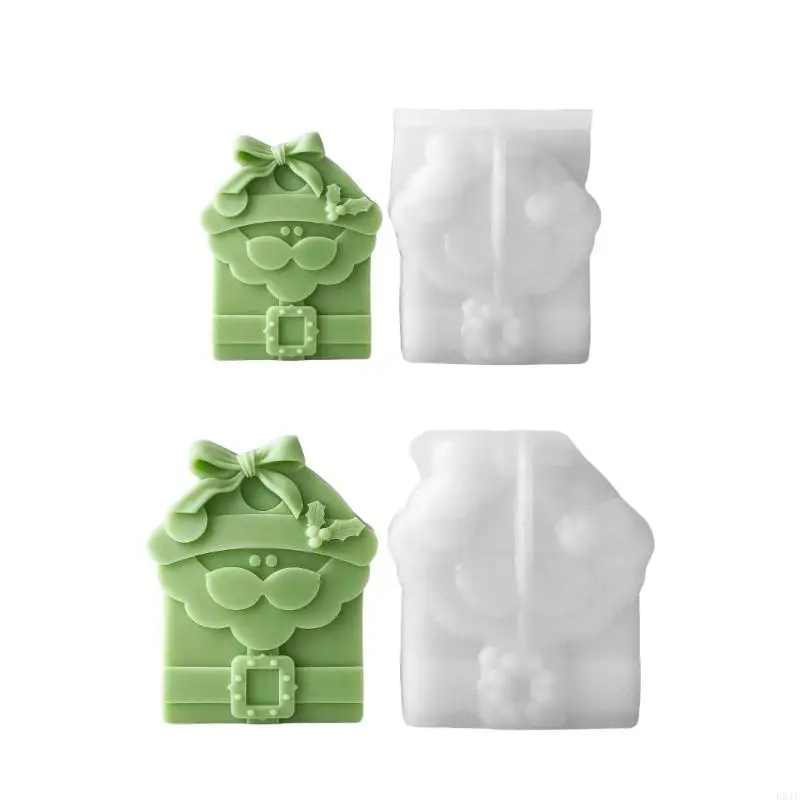 

920L Christmas Theme Making Mold Easy to Clean Silicone Mold for Christmas Gift Bag Scented