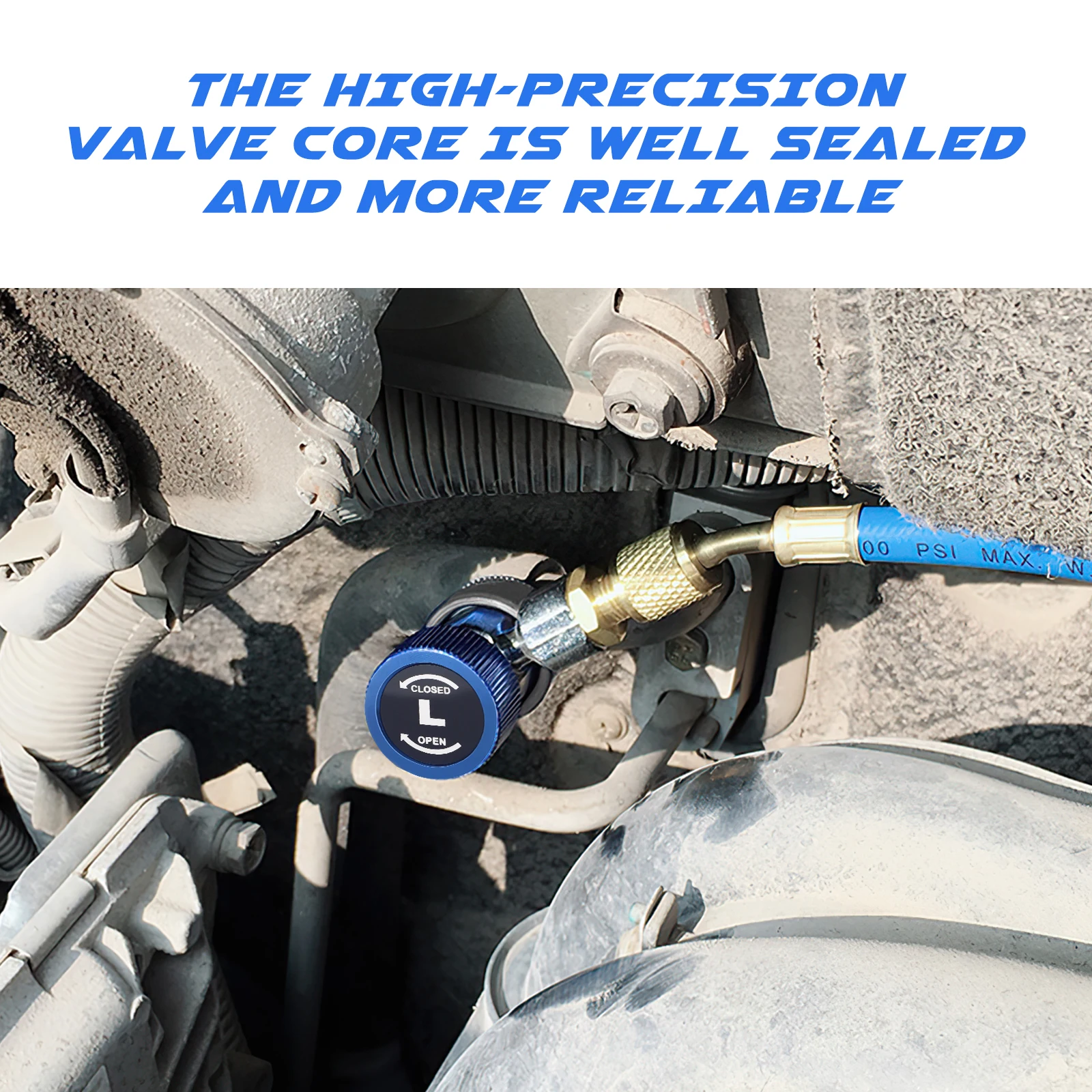 

R134a Air Conditioner Tool Connector Set Coupler Car Adapter Refrigerant Quick Connector Universal Compatibility Durable