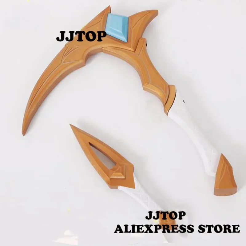 GAME LOL COSPLAY LOL KDA Akali Cosplay Costume Props Accessories Sickle and Dagger Set Halloween Cosplay