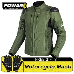 SULAITE-Chaqueta de motocicleta transpirable, ropa de carreras de carretera, Equipo de Motocicleta, protección de pecho incorporada, nuevo, Verano