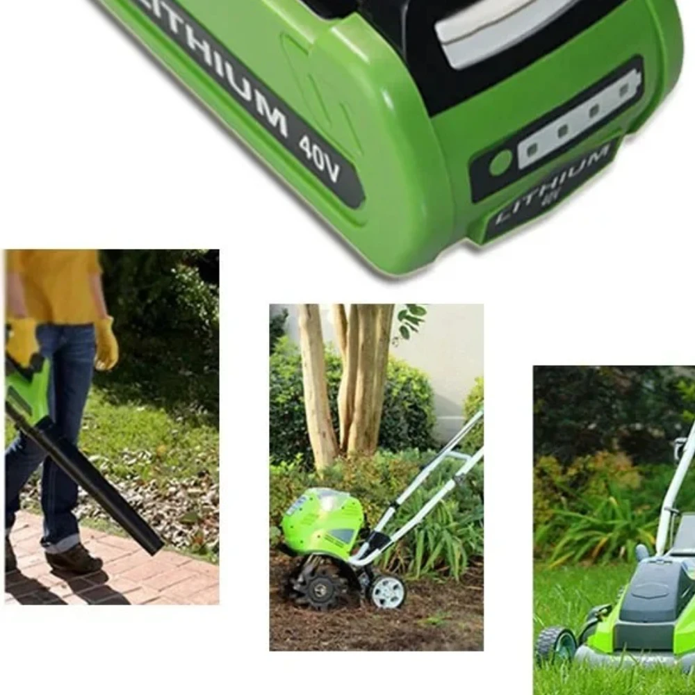 

Rechargeable 40V 10J Li-ion battery 3.0 4.0 5.0Ah suitable for GreEnworks 29462 29472 29282G Max Gmax lawn mower power tools