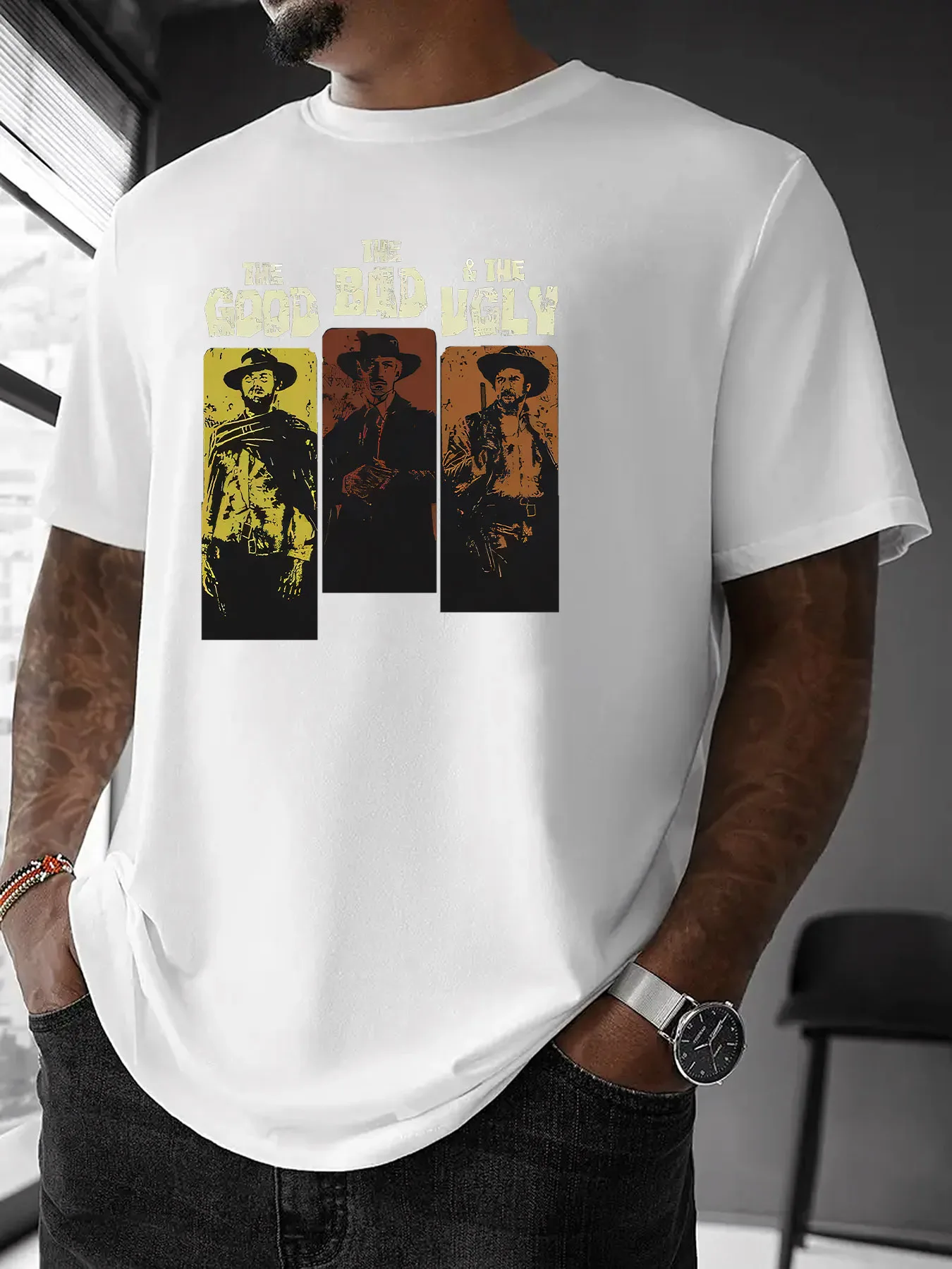 

Men'S & Women'S "The Good, The Bad & The Ugly" Graphic T-Shirt - Casual, Short Sleeve, Crew Neck, Summer Tee