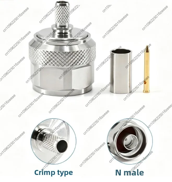 1pc n-j3 rg142/58 line connector lmr200/195 test cable connector 6g