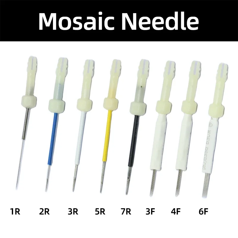 

20Pcs Original Mosaic Needle 1R/2R/3R/5R/7R/3F/4F/6F Permanent Makeup Eyebrow Lip Tattoo Needles For Tattoo Machine