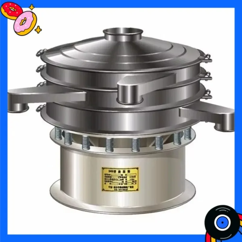 Customized Food Grade Flour Screening Machine Corn or Grain Equipment with Motor As Core Component