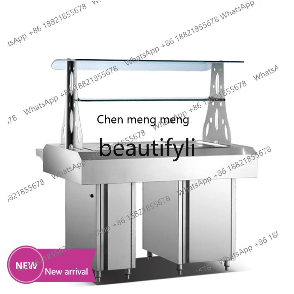 

x Stainless steel thermal insulation food, vertical buffet thermal insulation cabinet, fast food truck lockerX