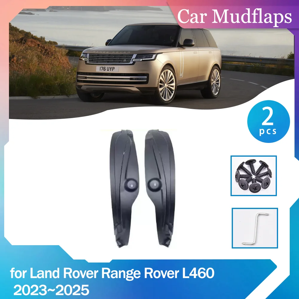 

2pcs Car Mudguards for Land Rover Range Rover L460 2023~2025 Mud Flaps Rear Splash Guards Cover Fender Mudflaps Part Accessories