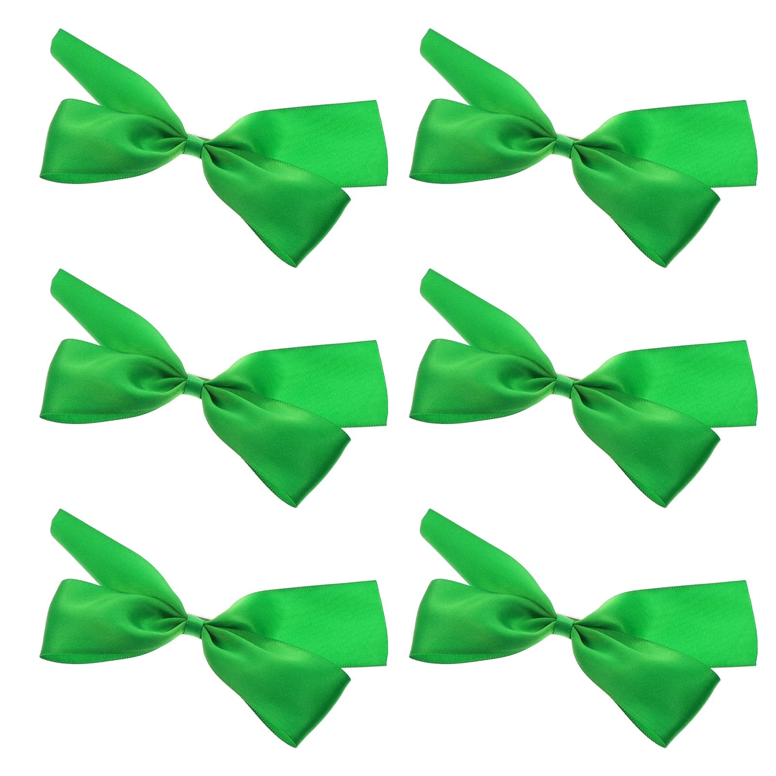 

6pcs Festive Hairpin for Patrick's Ribbon Kids Hairpins Bowknot Clips Lightweight Practical Durability Hairstyles