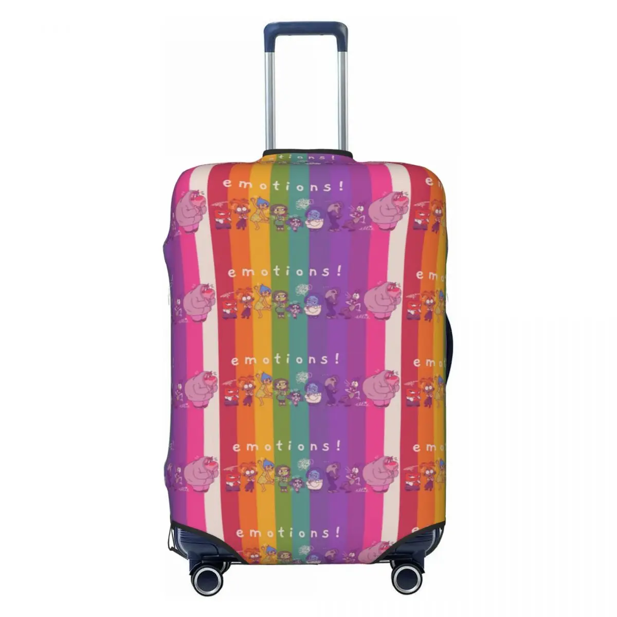 

Чехол для чемодана Custom I-Insides Cartoon Out Travel, моющийся, защитный, подходит для чемоданов 18-32 дюйма