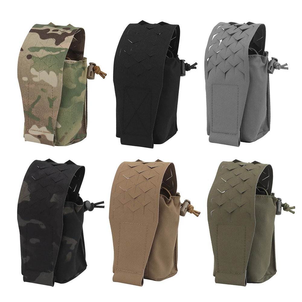 Tactical Magazine Pouch SPUD Utility Pouch Laser Cut Nylon Double Stack 5.56 7.62 MAG Holder Radio Pouch Hunting Bag