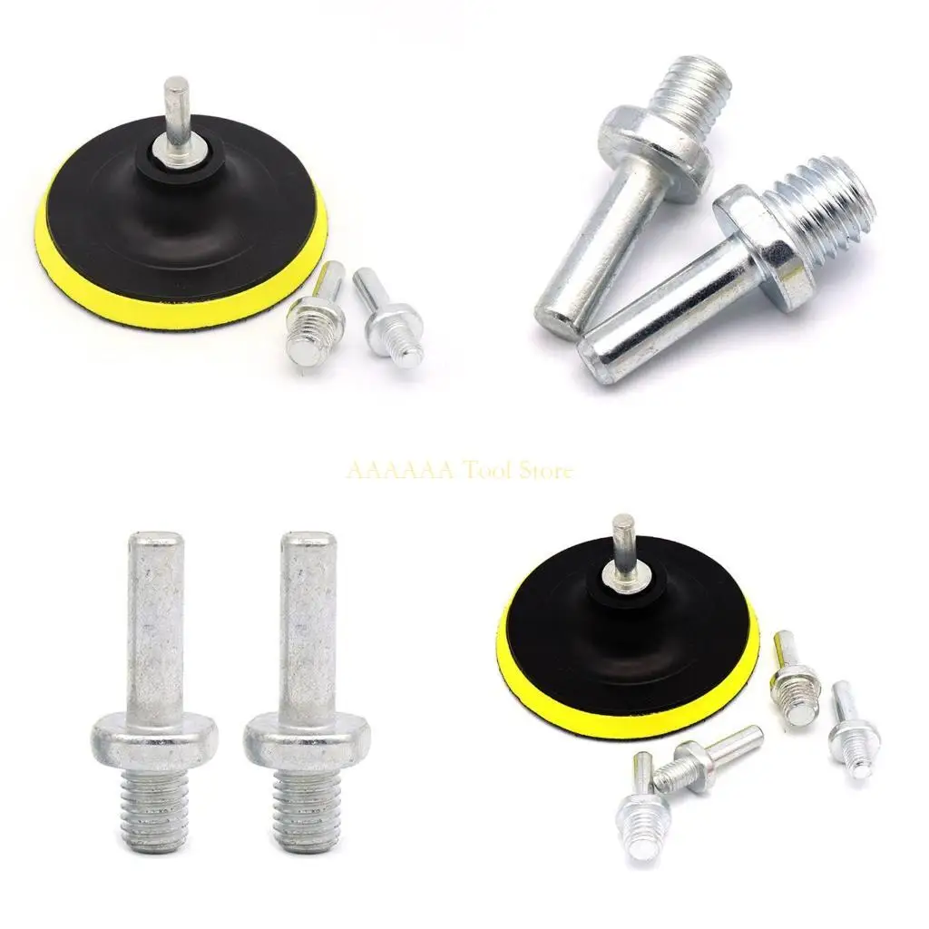 A2BE Connecting Rod Adapter Metal Alloy Spindle Drill Adapter Used for Car Polish