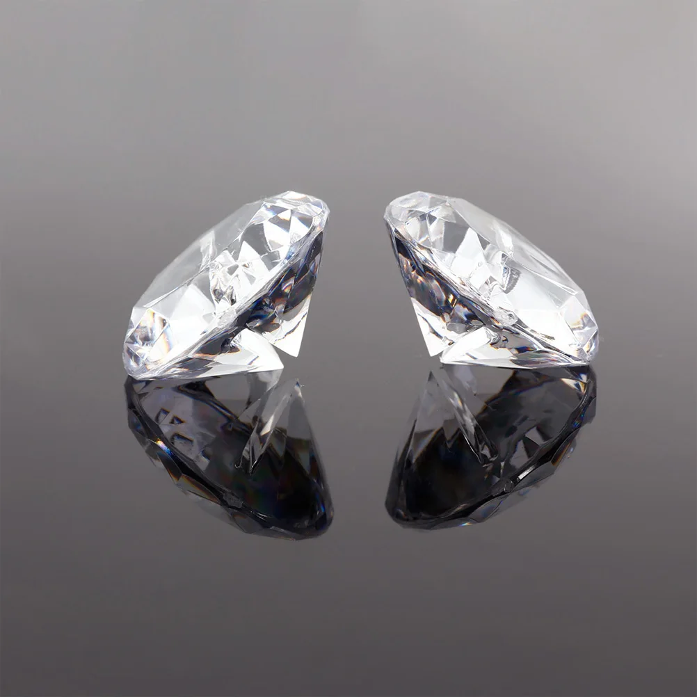 

5pcs Diamond Name White Crystal Desktop Business Holder For Office Wedding Menu Id Card Table Number Holder Party