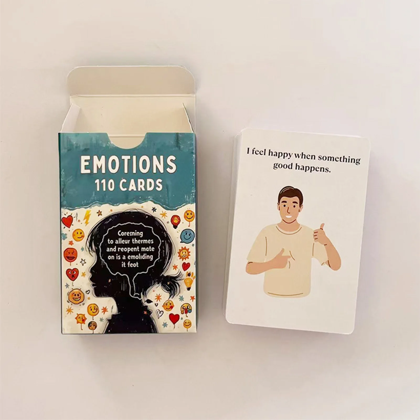 Emotions 110 Cards Mental Health Education Tool For Emotional Recognition And Psychological Counseling Training