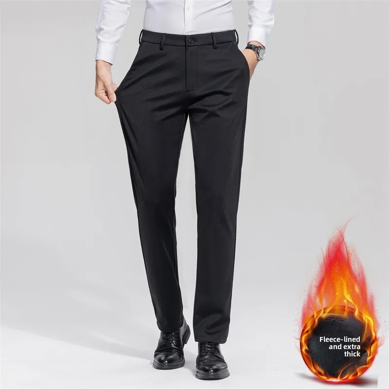 

Brand New Winter Casual Pants for Men Middle-aged And ly Long Trousers Faionable Set Faionable Winter Clothing