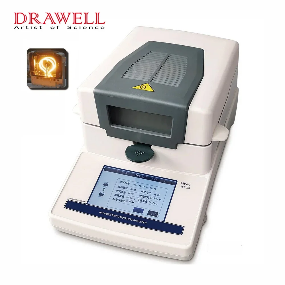 Drawell Split Moisture Analyzer Halogen Moisture Meters