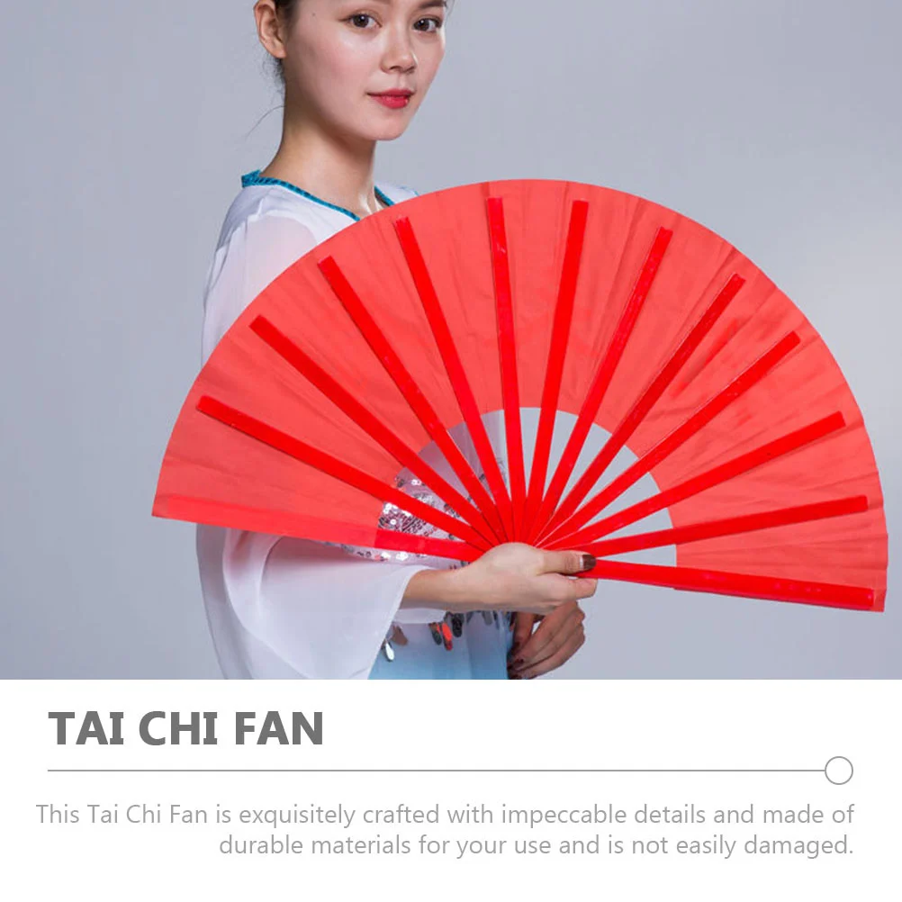 Kung Fu Tai Chi Fan Bamboo High-Grade Right Hand Performance Fan Martial Fans Wushu Products 13inch Martial Fans