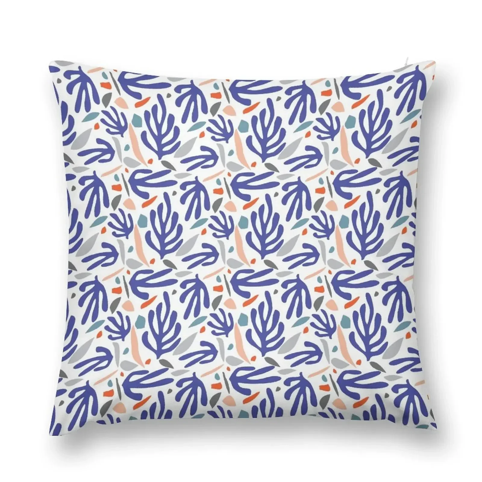 

Matisse Leaves on White Throw Pillow Christmas Pillowcase luxury decor Throw Pillow Covers pillow