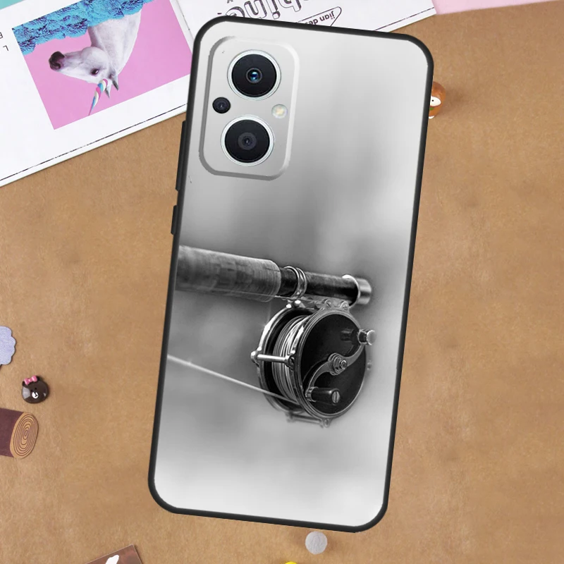 Canna da pesca per OPPO Reno 12 13 14 11 10 Pro 14F 13F 12F 11F 7 8 Lite 8T OPPO Trova X9 X5 X6 X8 Pro Custodia