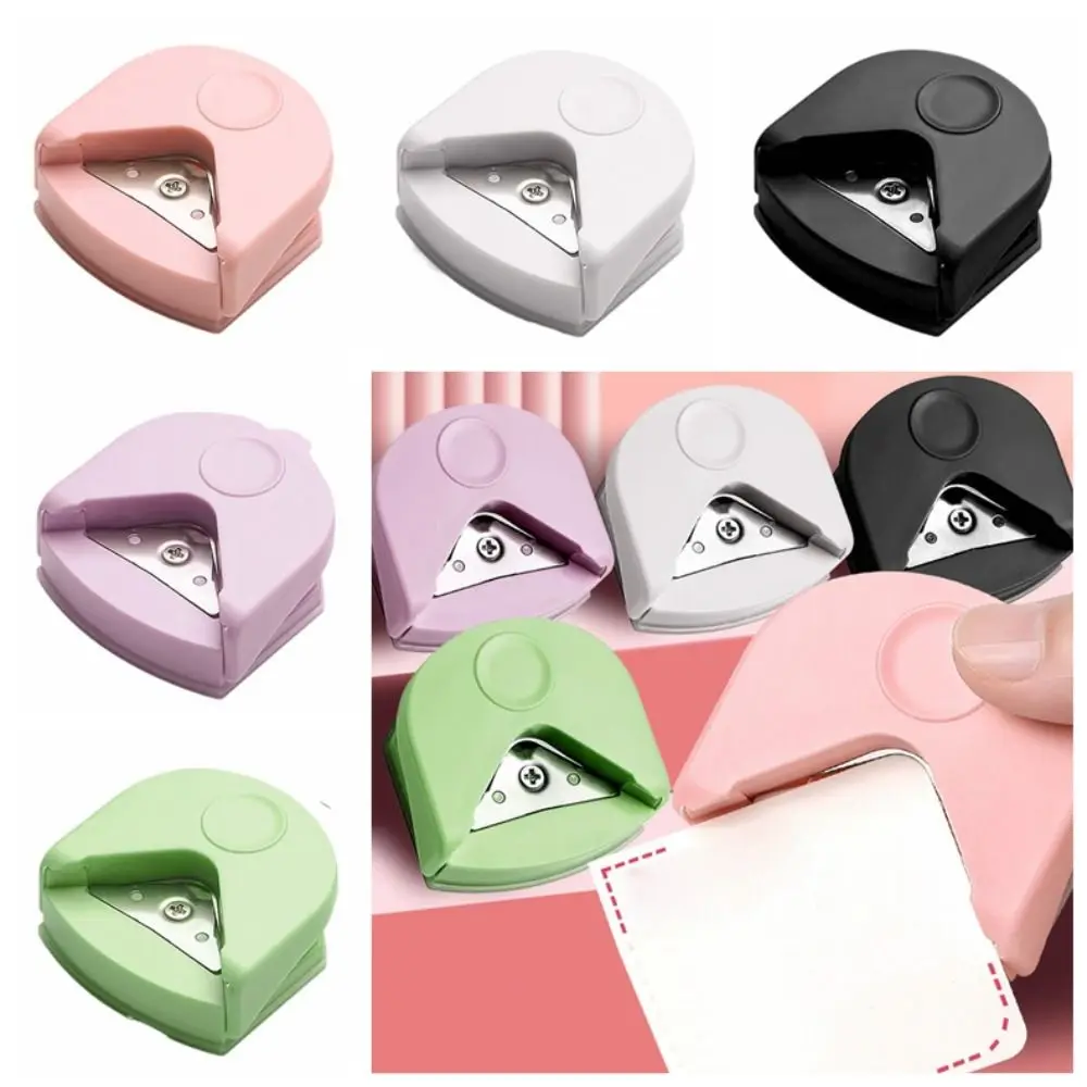 5 Color Paper Trimmer R4 Corner Punch Arc-shaped Paper Cutter R4 Corner Rounder Metal Mini Cards Photo Cutting