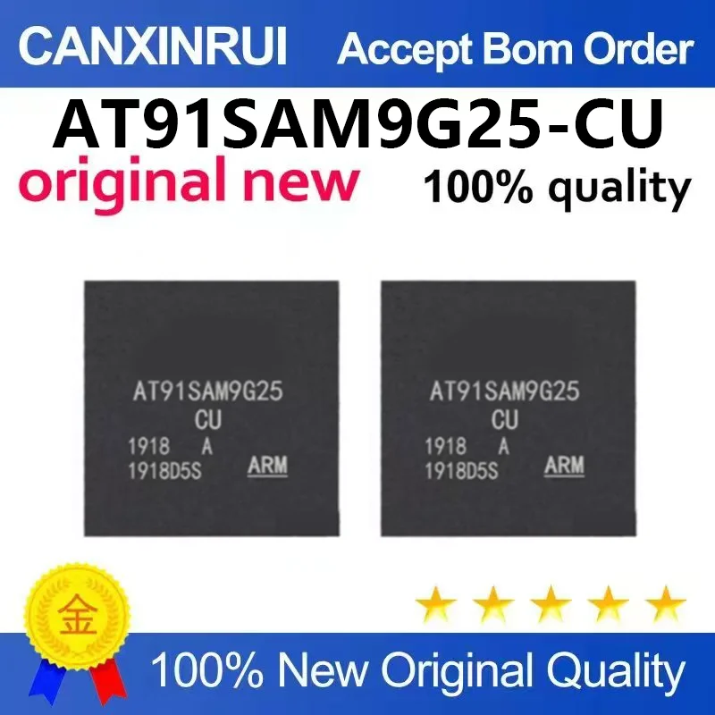 （5pcs-100pcs）Brand new original AT91SAM9G25-CU BGA217 microcontroller integrated circuit MCU microcontroller chip