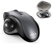 SeenDa Bluetooth Trackball Mouse Wireless Ergonomic Track Ball Mouse Supports 3 Device Smooth Tracking Compatible for PC, iPad