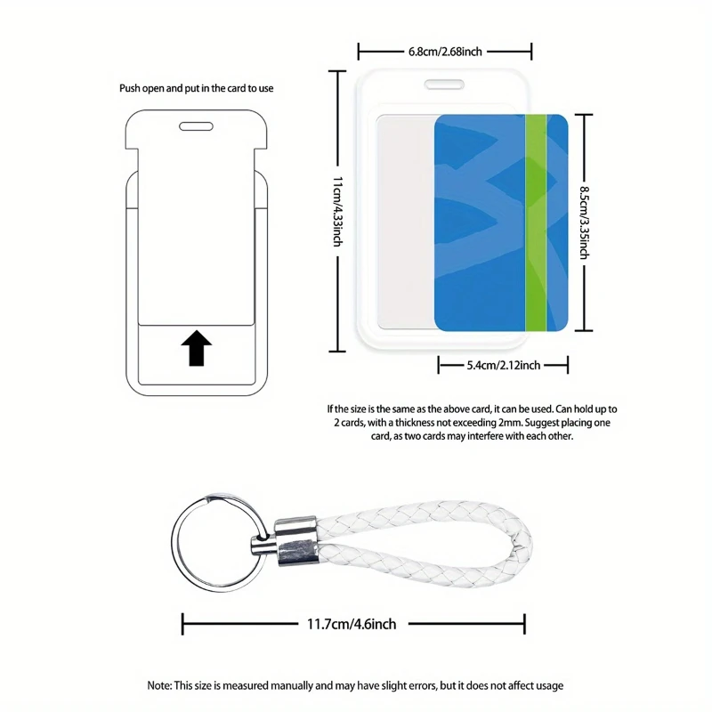 Simpatico porta carte Panda, porta carte di credito Badge, porta carte d\'identità per studenti, custodia portachiavi per carte Bus, custodia