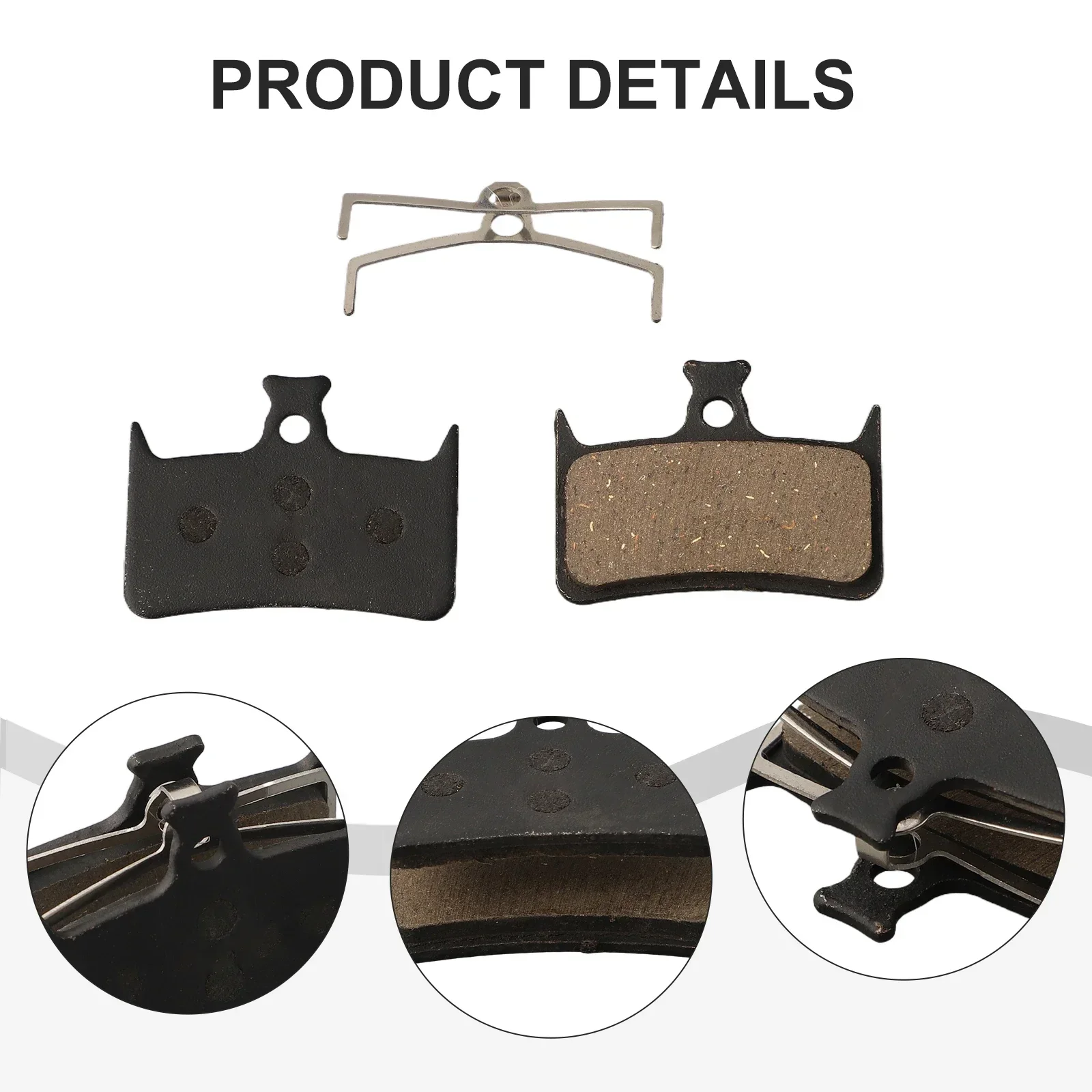 

1 Pair Semi-metal MTB Bicycle Disc Brake Pads For-Hope E4 Tech For SRAM Bicycle Accessories Mountain Cycling Bike Pads Parts